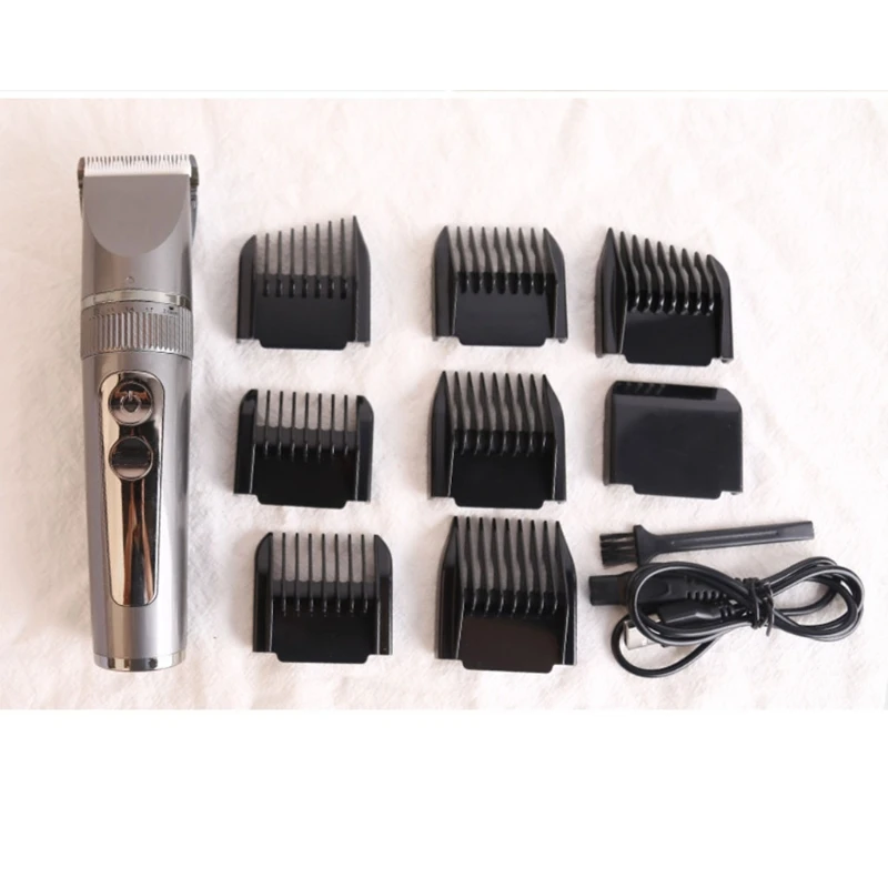 

Rechargeable Hair Trimmer LCD Digital Display Hair Clippers Low Noise Hair Cut P9YD