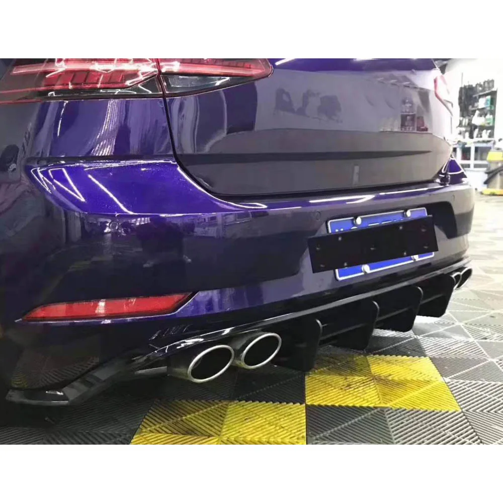

Car Rear Bumper Diffuser Splitters for VW GOLF 7 7.5 VII MK7 7.5 MK VII GTI R Bumper 2014 - 2019 Diffuser Lip