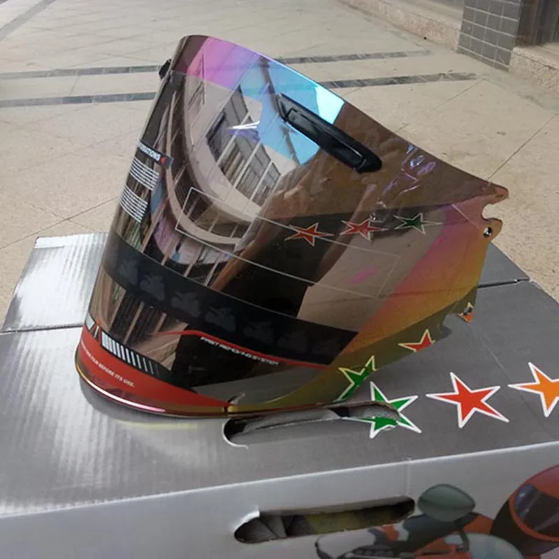 Motorcycle Half Helmet Visor Fitting for Arai Motorbike Lens with Clear Black Smoke and Rainbow Color Choose Available |