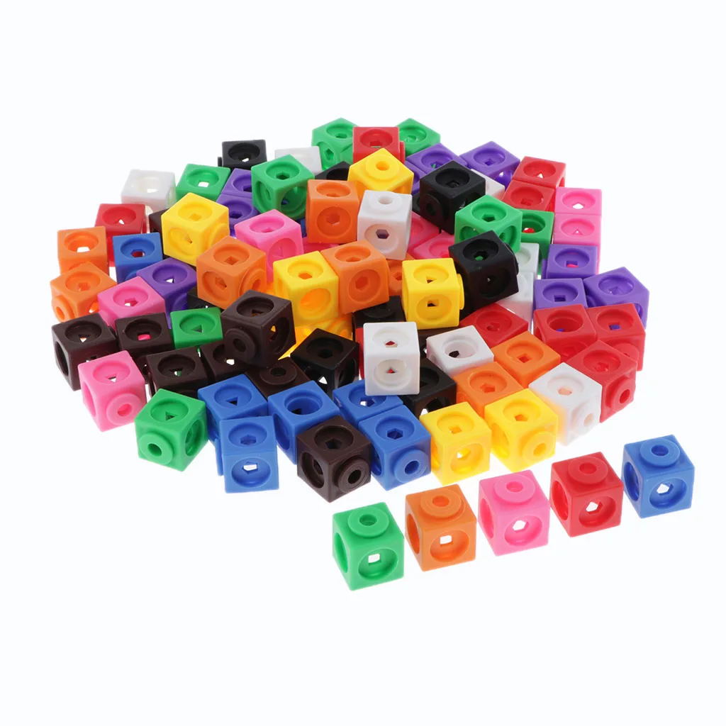 

Mathlink Cubes Activity Set Counting Sorting Game Toys