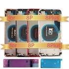 Высококачественная Крышка батарейного отсека для iphone 8 Plus 8 Plus, задняя рамка корпуса, задняя крышка, стекло + наклейка на батарейку