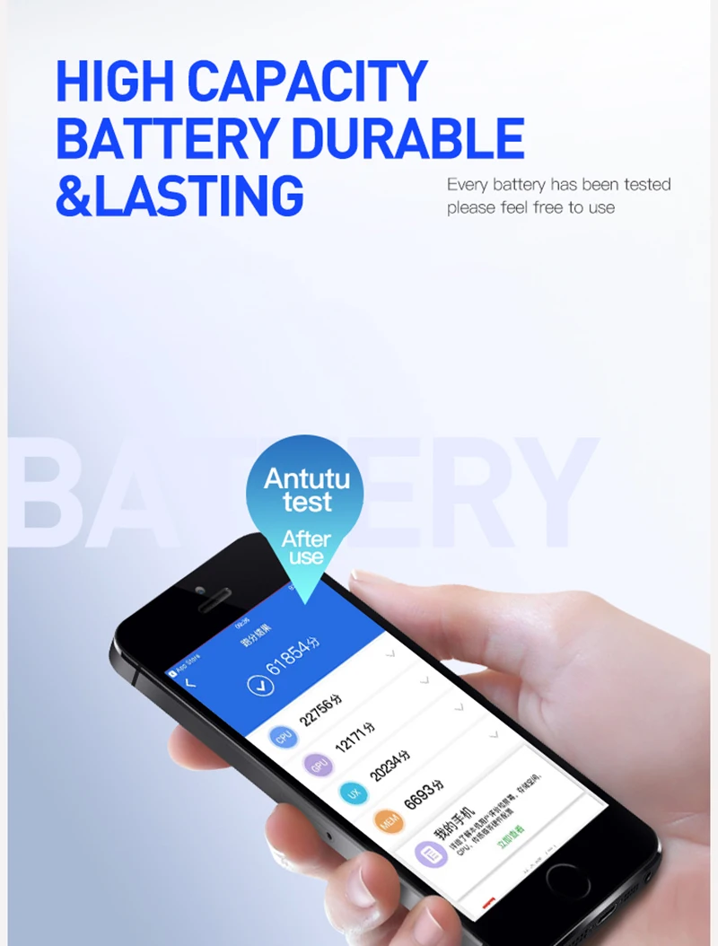 NOHON аккумулятор высокой емкости 1700 мАч для iPhone 5S 5C iPhone5S iPhone5C батареи для мобильных телефонов Розничная посылка
