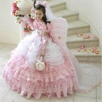 most popular long sleeve ball gown floor length butterfly princess flower girl dress for wedding