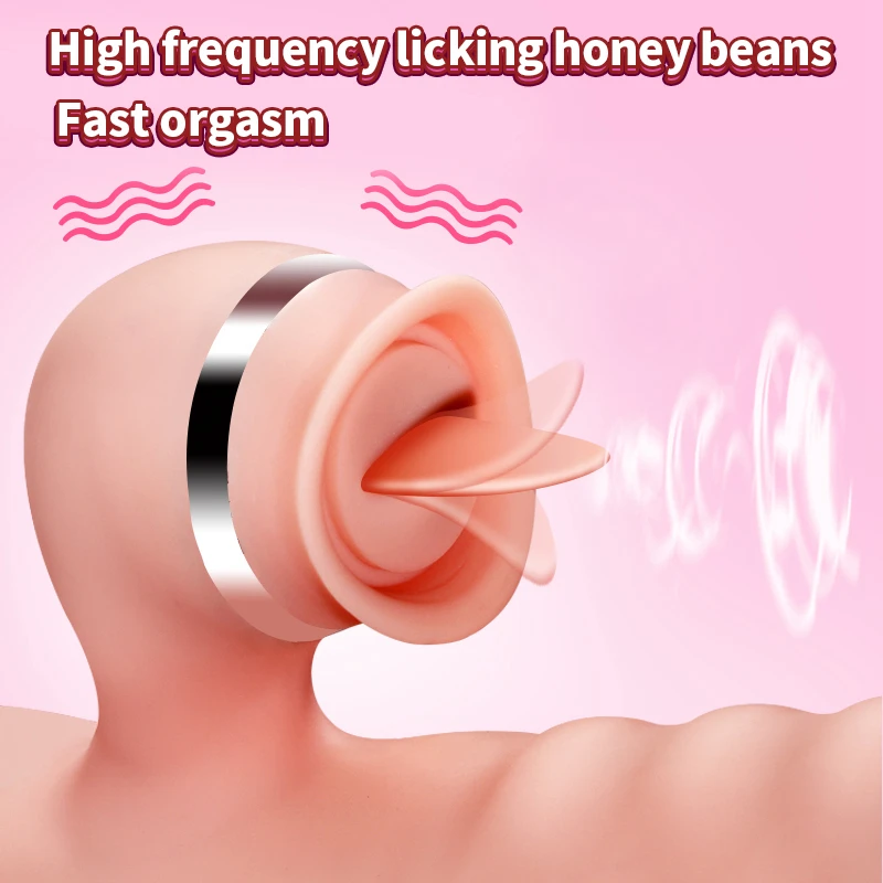 Безопасный силиконовый фаллоимитатор вибратор реалистичный язык лизание