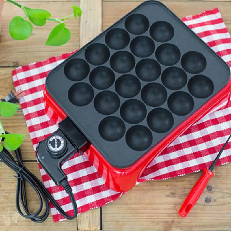 

220V EU 800W Chibi Maruko Baking Machine Household Electric Takoyaki Maker Octopus Balls Grill Pan Professional Cooking Tools