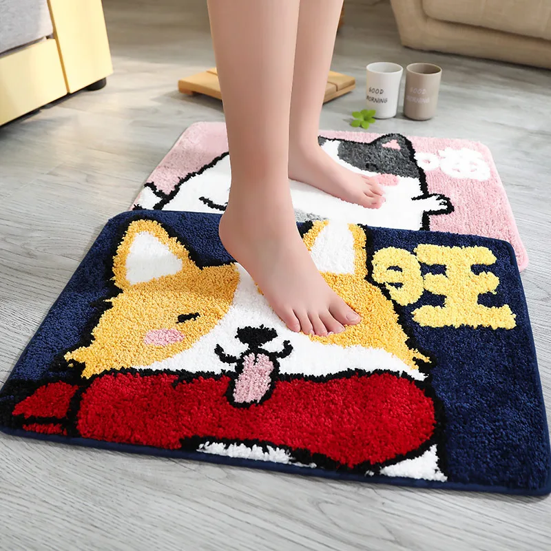 

Cute Cartoon Bathroom Absorbent Floor Mats Comfortable And Soft Home Door Mats Home Furnishings For Friends