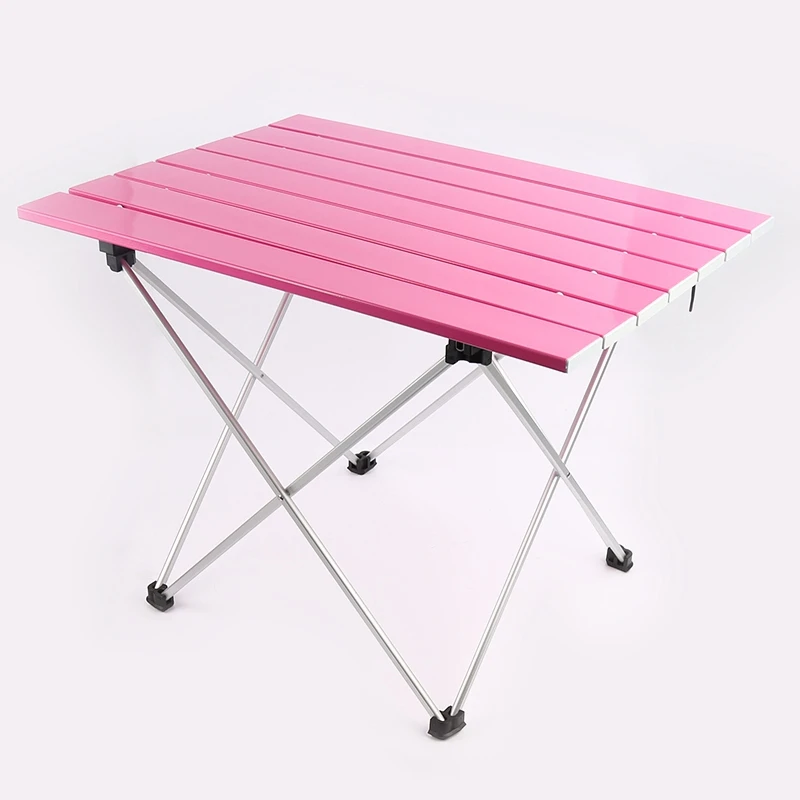 Портативный складной стол из алюминиевого сплава для путешествий на открытом