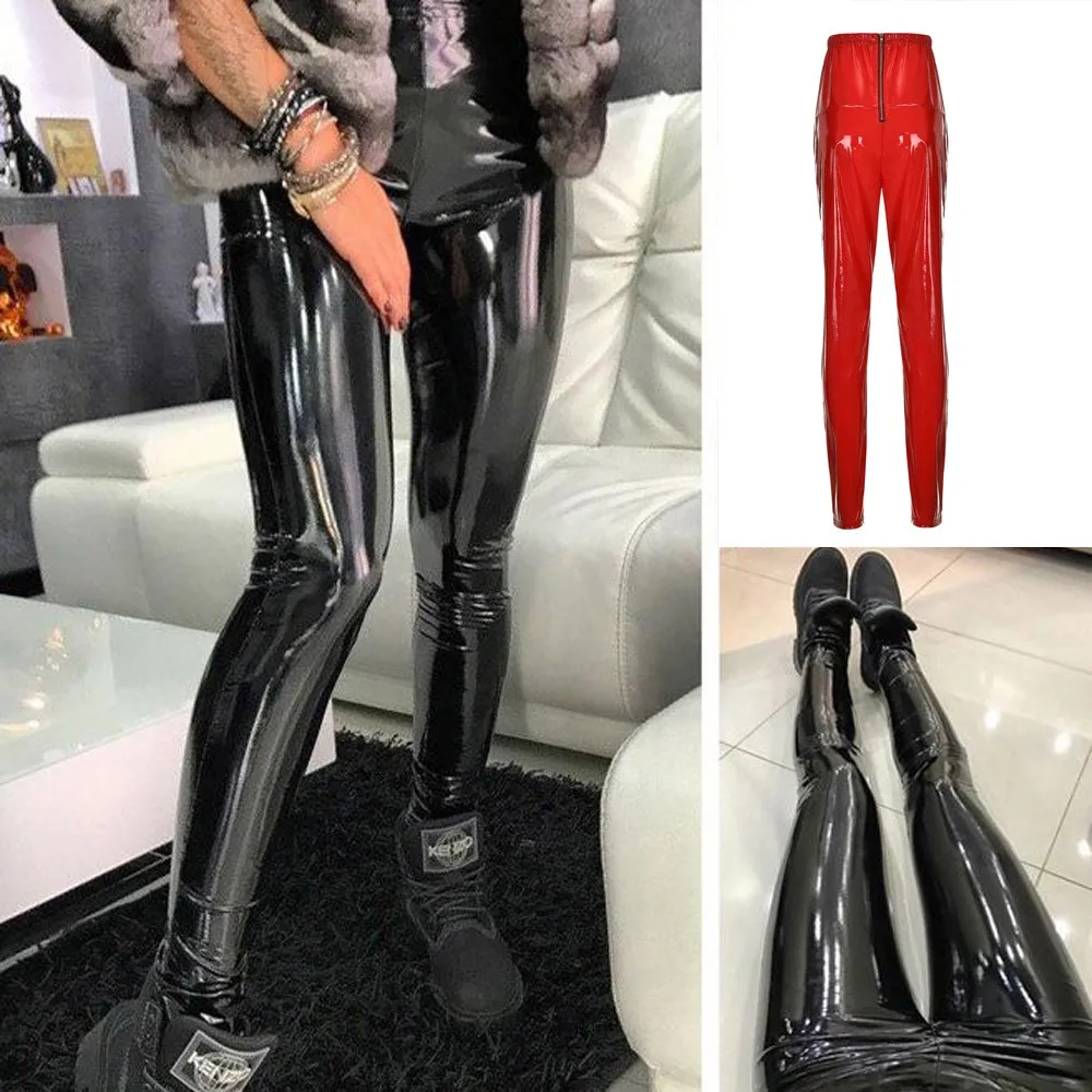 Модные сексуальные женские леггинсы уличные стильные эластичные Клубные