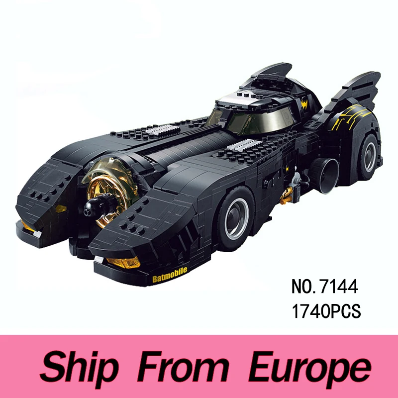 Technic Series 7144 Набор игрушечных кирпичей Ultimate Car Batmobile модель строительные блоки для
