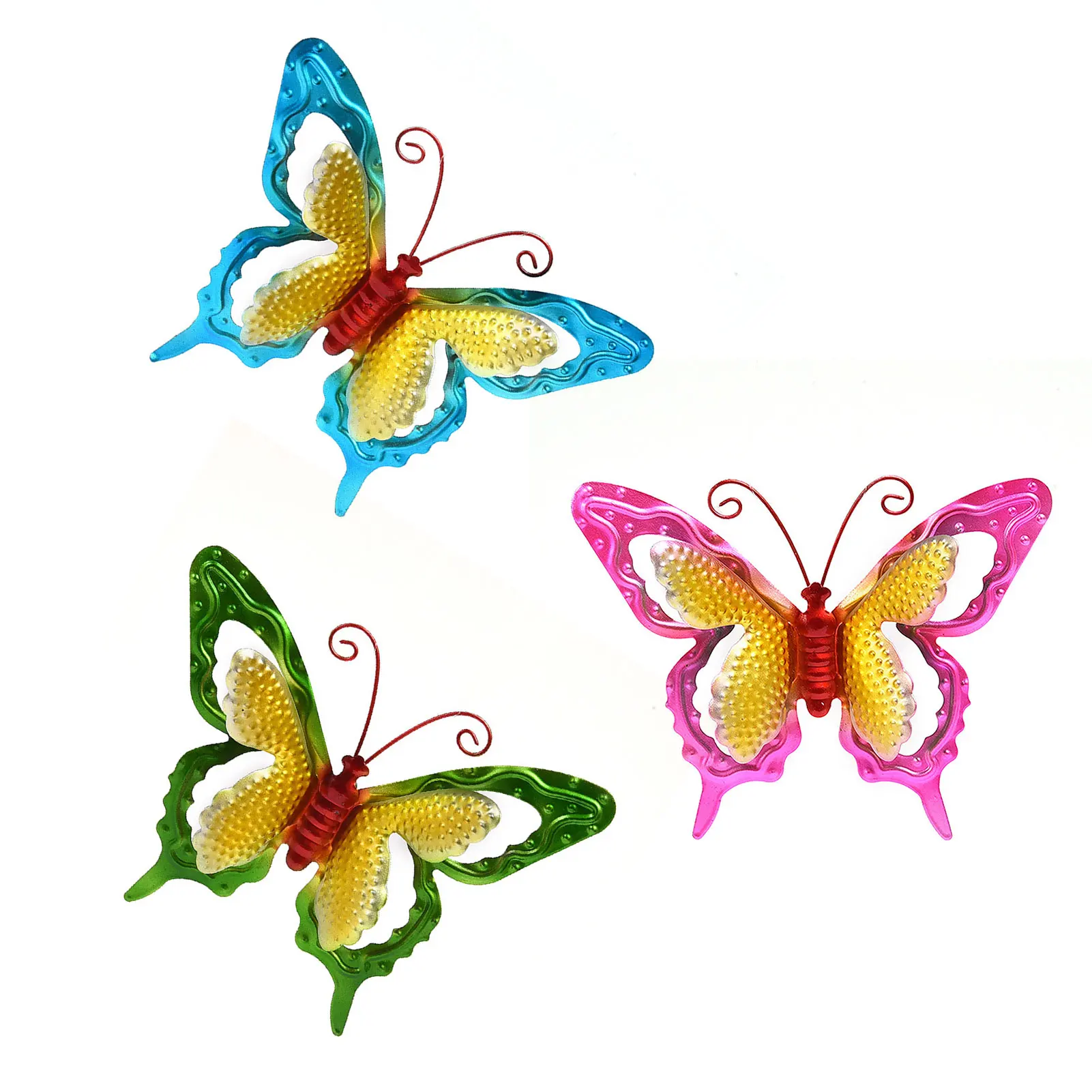 

3 шт., настенные подвески в виде бабочек
