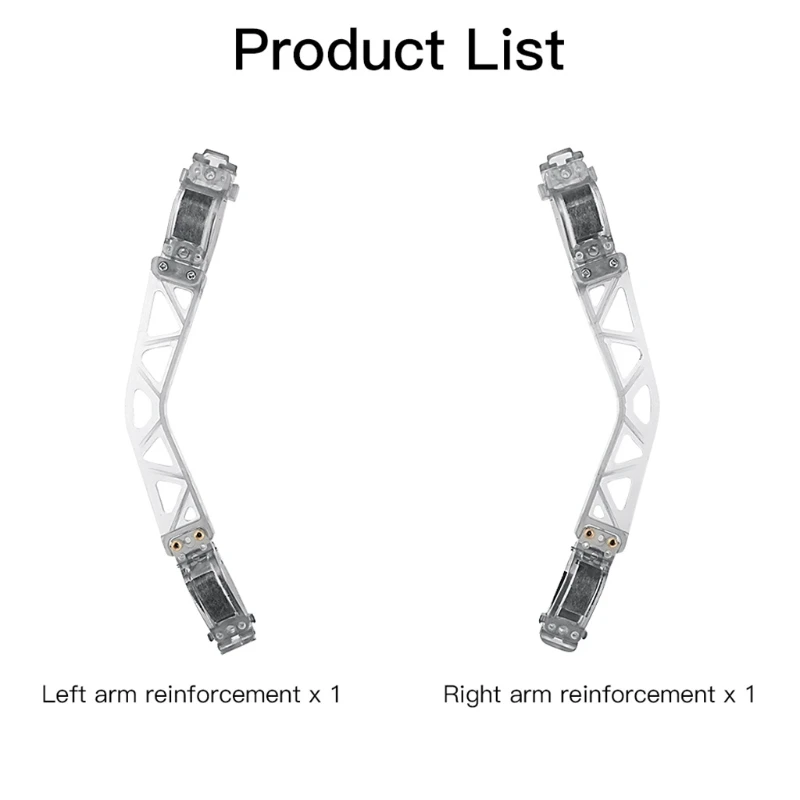 

2pcs Arm Strengthening Bracket Holder Reinforced Protection Lightweight Drone Accessories for FPV 652E