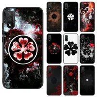 anime black clover horror cool phone case for samsung s6 s7 edge s8 s9 s105g lite2019 s20 s 21 plus cover fundas coque