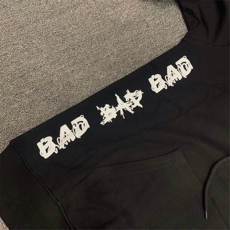Толстовка с капюшоном для мужчин и женщин 2022FW Vengeance Bad XXX Vibes Forever 1:1 | Мужская одежда