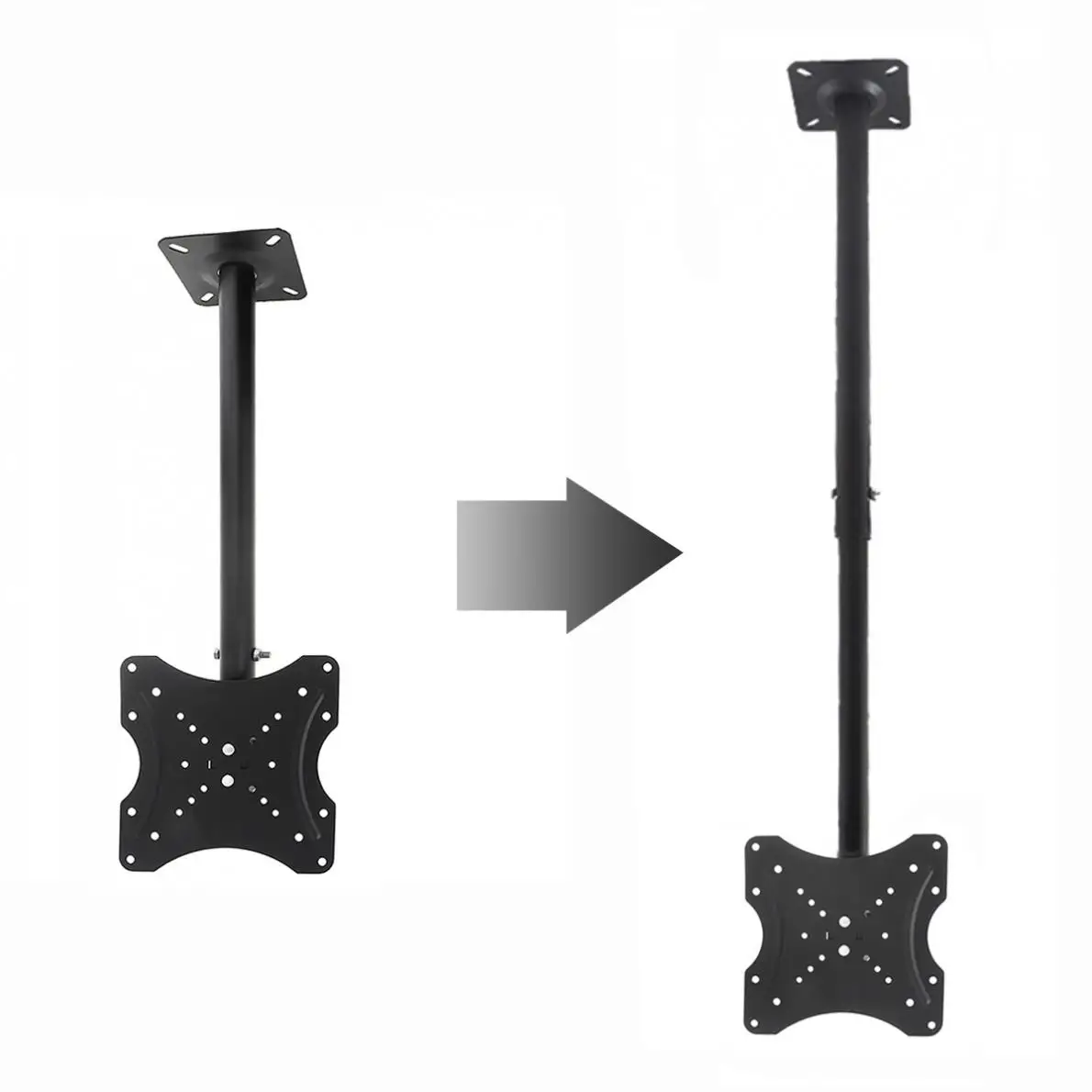 Универсальная регулируемая настенная вешалка для плоской панели телевизора 25 кг