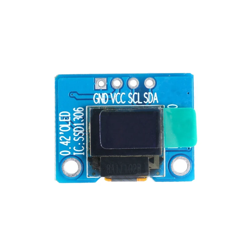 OLED дисплей SSD1306 0 42 дюйма ЖК модуль с белым интерфейсом IIC/SPI дисплея 72*40