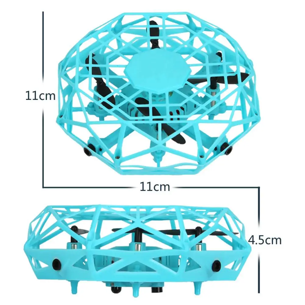 Летающий вертолет мини-Дрон НЛО Радиоуправляемый Дрон инфракрасный
