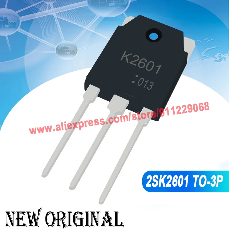 

(5 шт.) K2601 2SK2601 TO-3P 500V 10A / K2749 2SK2749 900V 7A / K2370 2SK2370 500V 20A / K1317 2SK1317 TO-3P