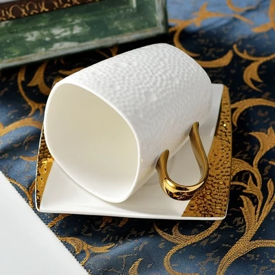 Jane Европейская кофейная чашка 350 мл блюдца керамическая для послеобеденного чая