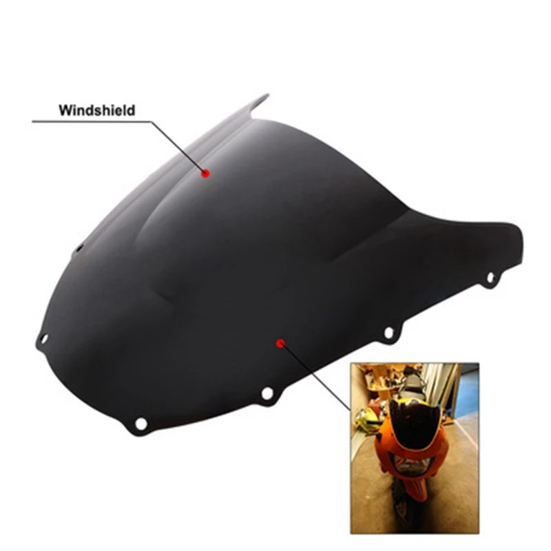 

Motorcycle Windscreen Windshield Windshield Deflector Motorcycle Accessories for Kawasaki ZX9R ZX 9R 1998 1999