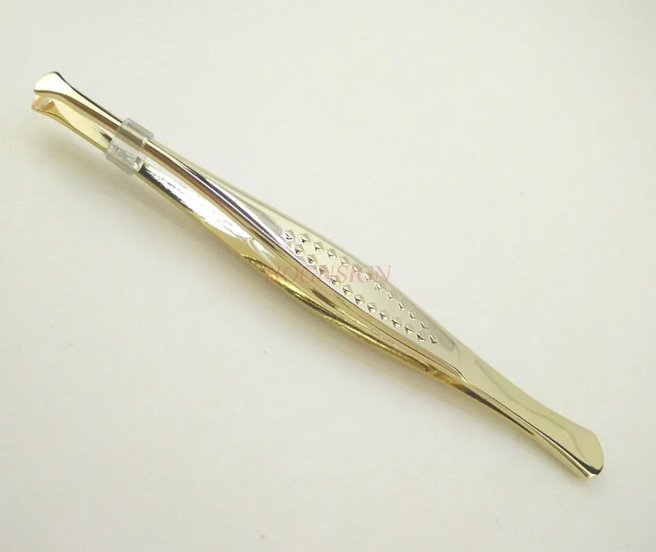 Пинцет профессиональный стальной пинцет для бровей с круглым наконечником