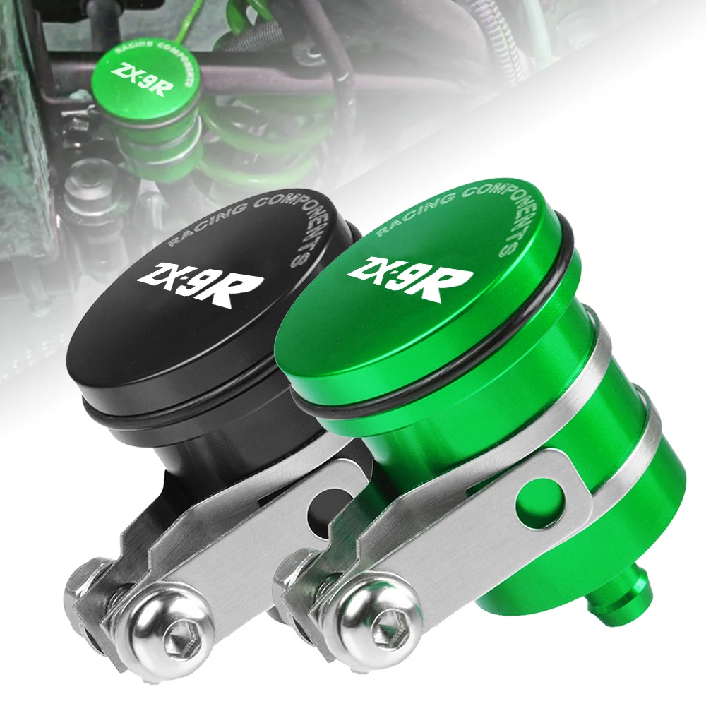

Universal Motorcycle Rear Brake Fluid Reservoir Clutch Tank Oil Fluid Cup Cover ZX 9R ZX-9R 2002 01 For KAWASAKI ZX9R 1998-2003