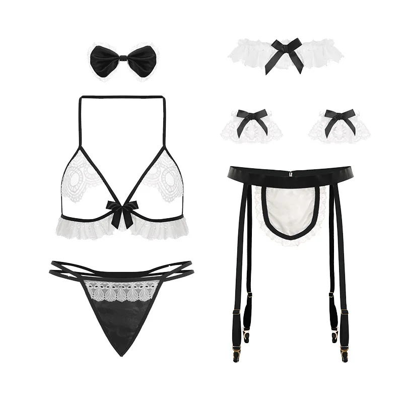 Пикантная юбка с кружевом в японском Корейском стиле для сексуальных