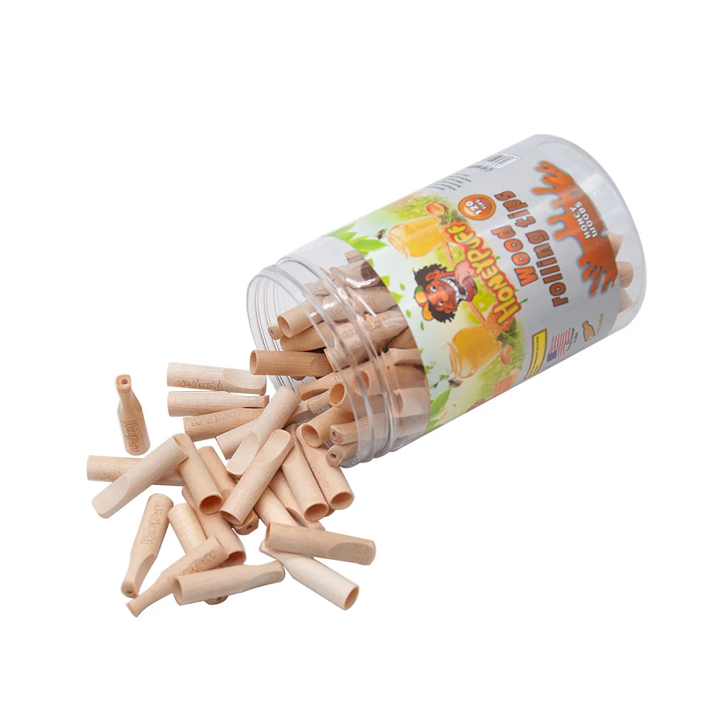 Деревянный фильтр для мундштука наконечники с белым медовым вкусом деревянный