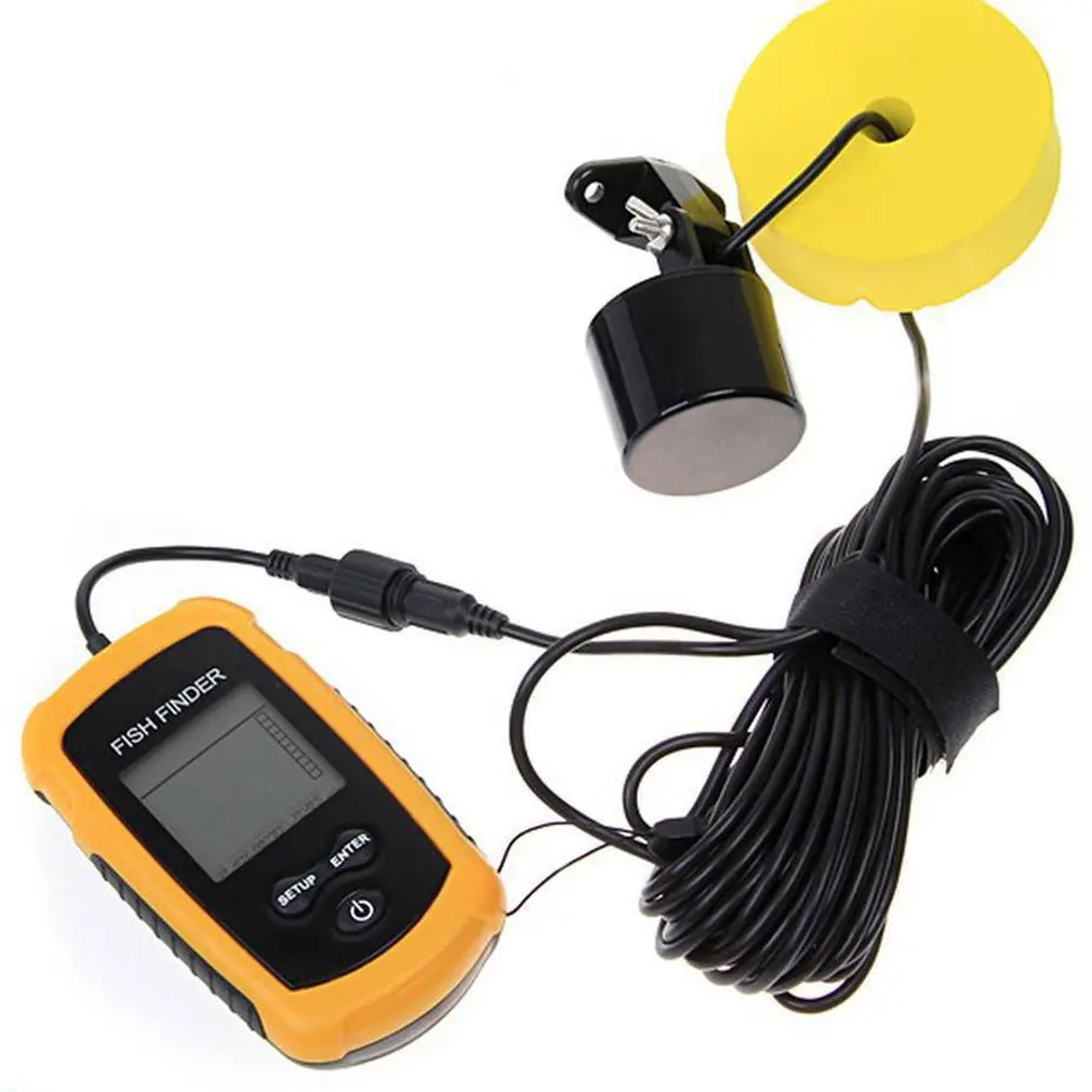 

Portable Fish Finder Echo Sounder Sonar Lcd Echo Sounders Fishfinder Echo Sounder for Fishing Cable Sonar Fish Finder