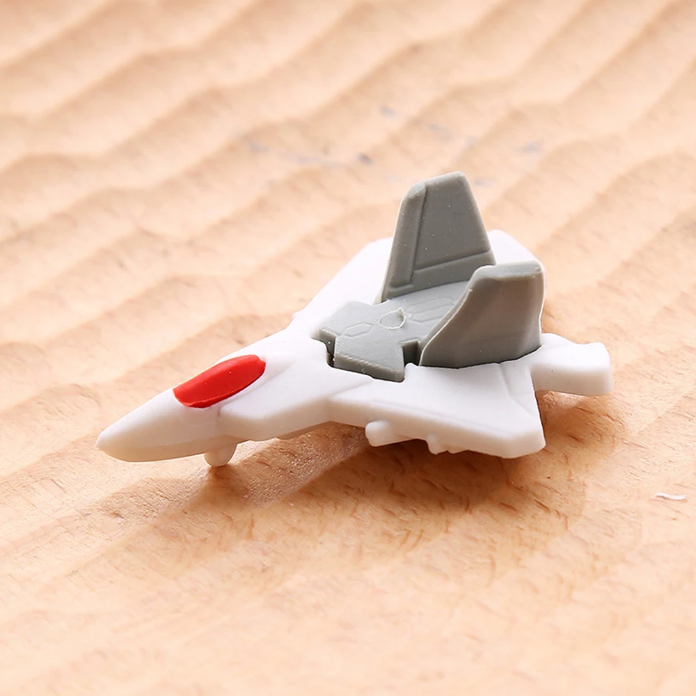 2 Pcs/lot Creative Airplane Children Eraser Student Stationery Rubber Correction Supplies Kids Cute Toy Gift | Канцтовары для офиса