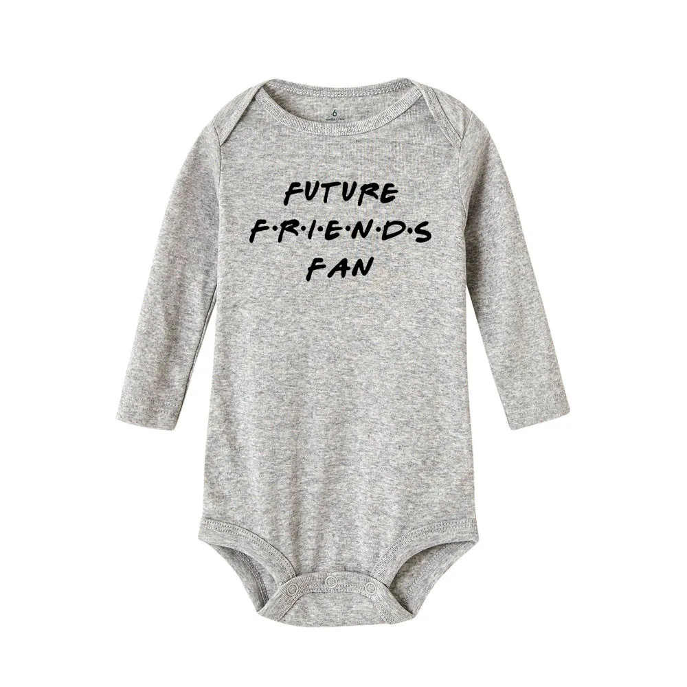 Future Friends Fan Baby Brothers комбинезоны, новорожденный, младенец, для маленьких мальчиков и девочек, хлопковый комбинезон с длинными рукавами, комбинезон для младенцев
