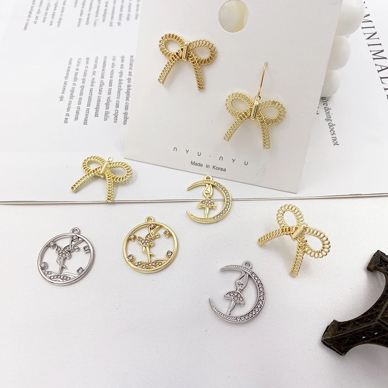 

Alloy dancing girl pendant pendant diy handmade earrings homemade earrings accessories jewelry materials