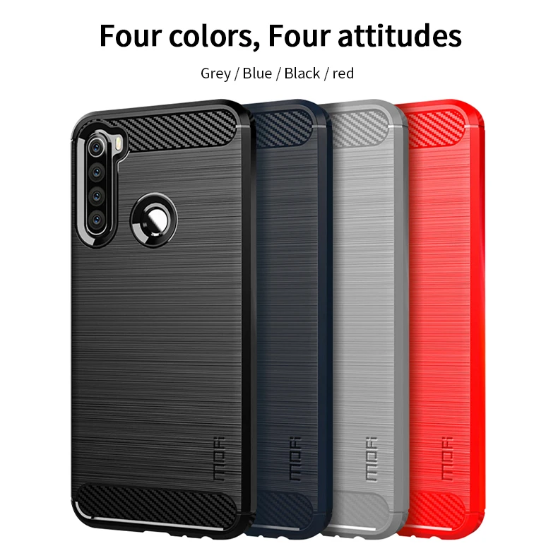 Чехол MOFi для Xiaomi Redmi Note 8 T, роскошный чехол из мягкого волокна ТПУ, силиконовый чехол для телефона s, задняя крышка для Xiaomi Redmi Note 8T