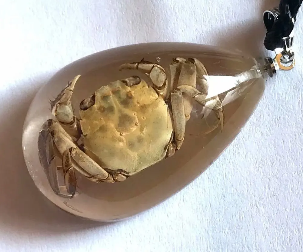 

16 pcs fashion real gothic crab insect pendant chic drop style jewelry