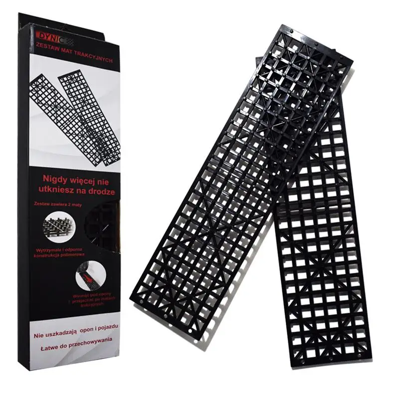 1 пара автомобильных Противоскользящих пластин для снежной грязи складные