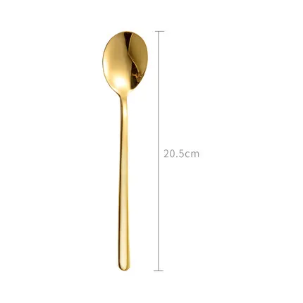 Spoon Креативный Золотой суповый горшок из алюминиевого сплава с антипригарным покрытием, кастрюля, кастрюля для салата, миска для лапши быстрого приготовления, кухонные инструменты для приготовления пищи 14-20 см - Цвет: Spoon