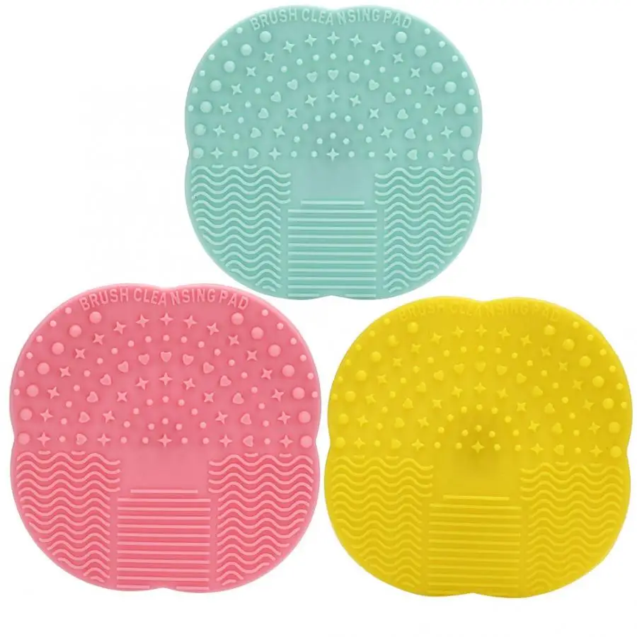 Силиконовый коврик для очистки кистей косметическая кисть мытья макияжа гель