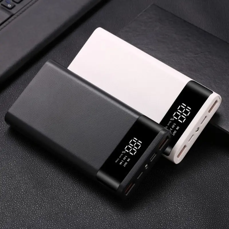 Dual USB QC3.0 6x18650 Batteries DIY Power Bank Box Holder Case Fast Charger Shell for Mobile Phone Tablet PC Accessories | Электроника