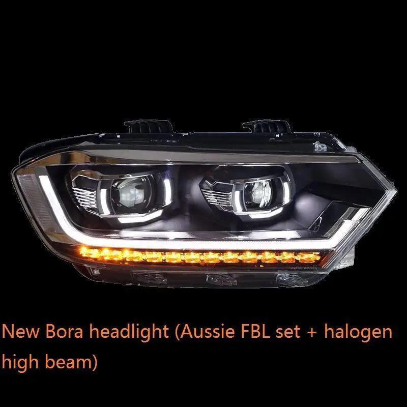 Neblineros Running Exterior Luces Led Para Авто Cob фары передние противотуманные задние Автомобильные фары в сборе 16 17 для Volkswagen Bora - Цвет: MODEL T