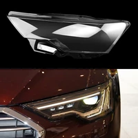 auto headlamp lampshade lampcover head lamp light glass lens shell caps for audi a6 a6l c8 2019 2021 car front headlight cover
