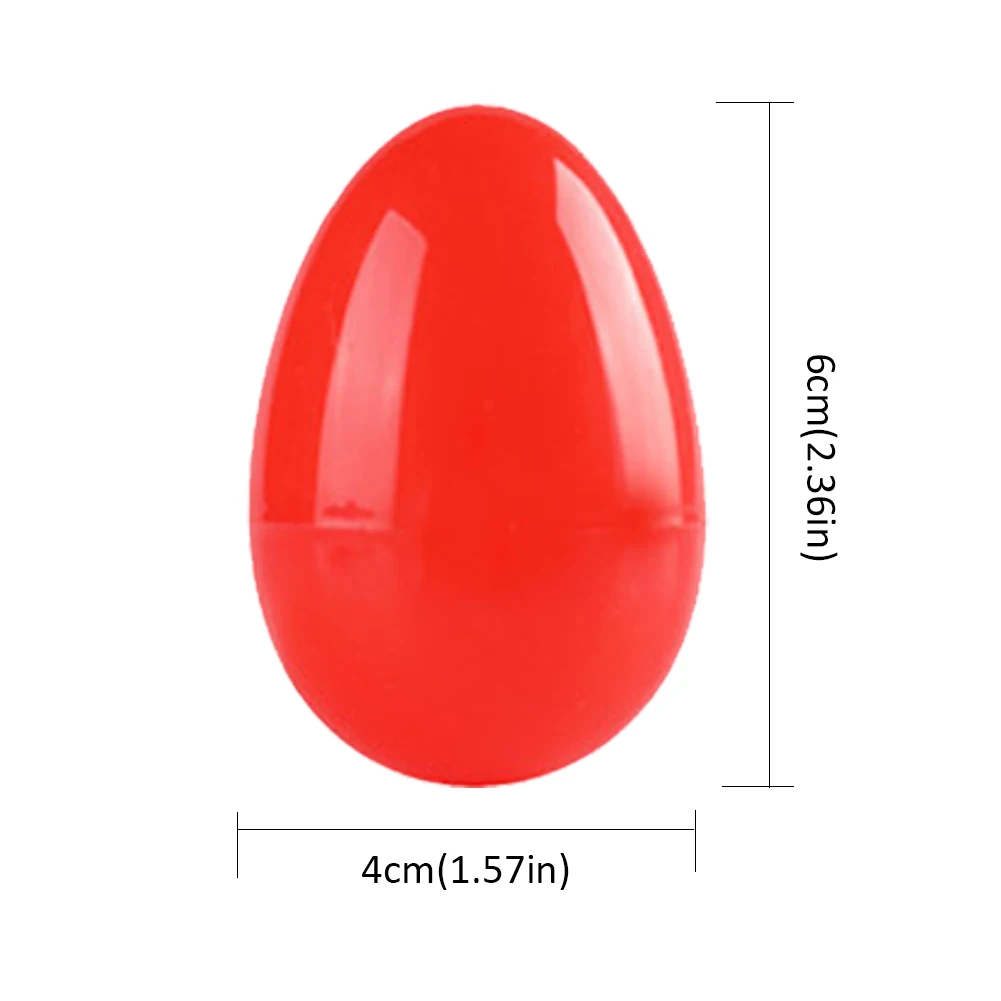 

12PCS Plastic Easter Eggs Fillable Surprise Gift Chocolate Assortment DIY Toy for Kids Easter Theme Party Favor New Year Decor