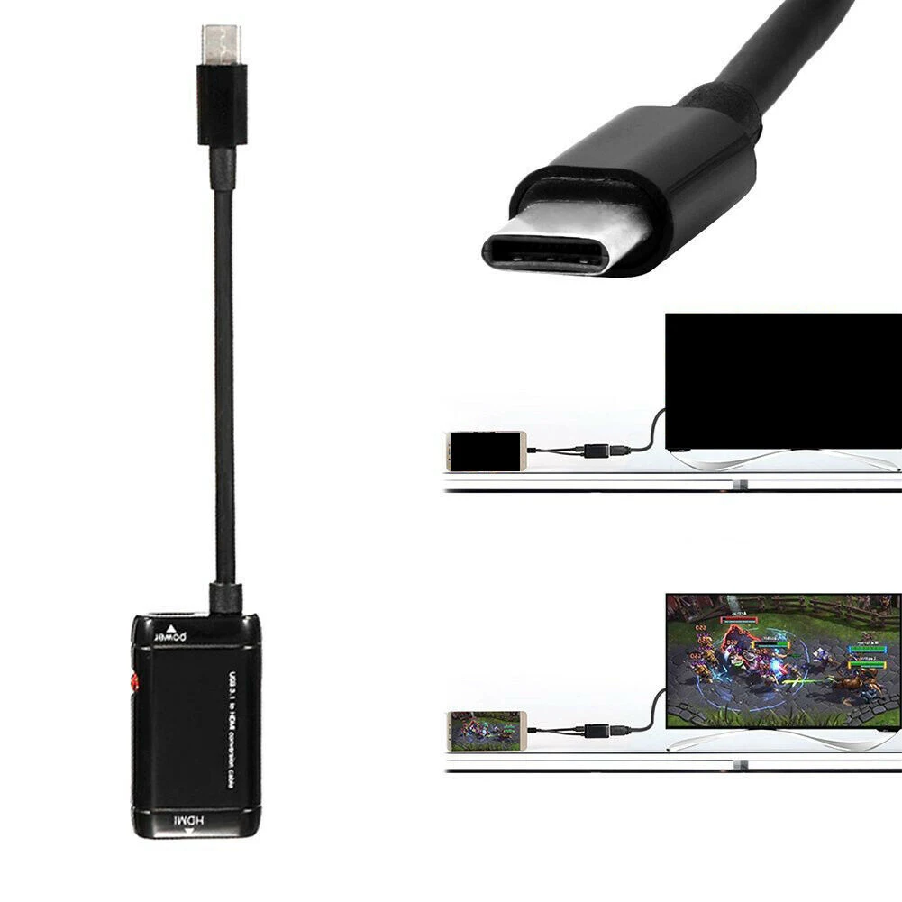 Мини-usb 3,1 type C к HDMI HD ТВ кабель 1080P адаптер конвертер для MHL Android телефон планшет