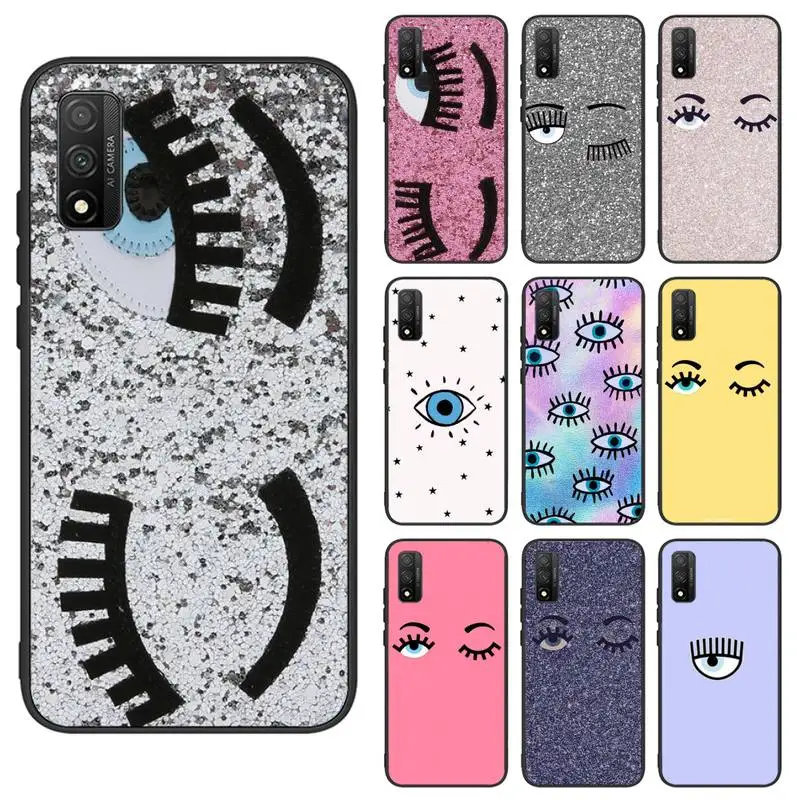 

Hot Chiara Ferragni Eyes Phone Case for Samsung Galaxy J2 J4 J5 J6 J7 J8 Note5 7 8 9 10 20 prime plus lite ultra pro cover