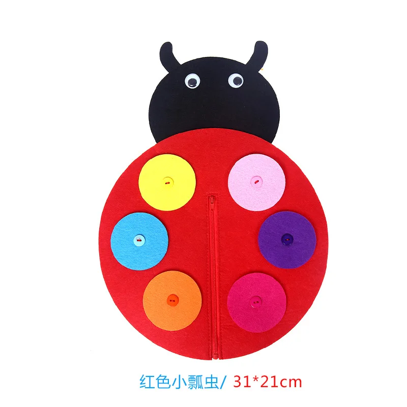 1 шт. ручная кнопка на молнии для обучения детского сада ткань рукоделия Игрушки