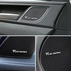 10 шт. 3D алюминиевый динамик стерео динамик значок эмблема наклейка для Hyundai Tucson 2017 2018 аксессуары