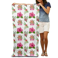 palm and floral microfiber quick dry travel bath beach camping gym yoga swimming fabric adult towels fitness