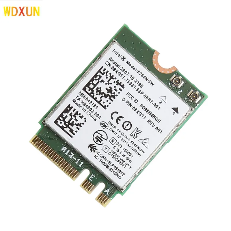 Модуль беспроводной сетевой карты INTEL 8260 band 2 4 + 5 ГГц 867m Bluetooth ngff m.2 Wi-Fi для Intel ac 8260ngw