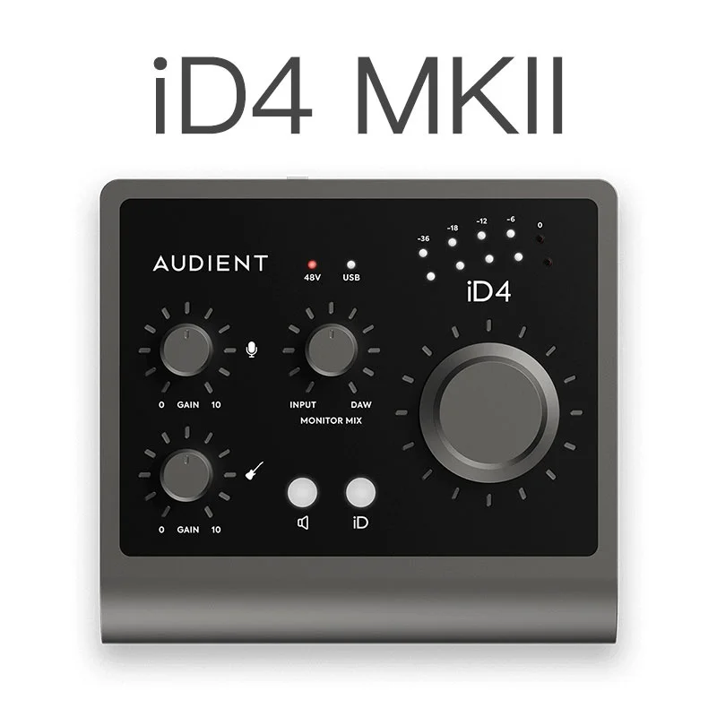 Оригинальная звуковая карта Audient iD4 MKII MK2 для профессиональной студийной живой