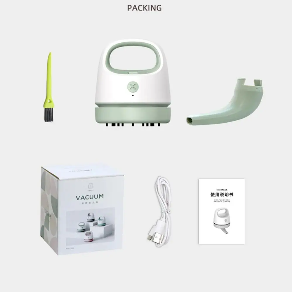 

Desktop Vacuum Cleaner USB Charging Portable Keyboard Cleaning Vacuum Cleaner Office Handheld Wireless Vacuum Cleaner