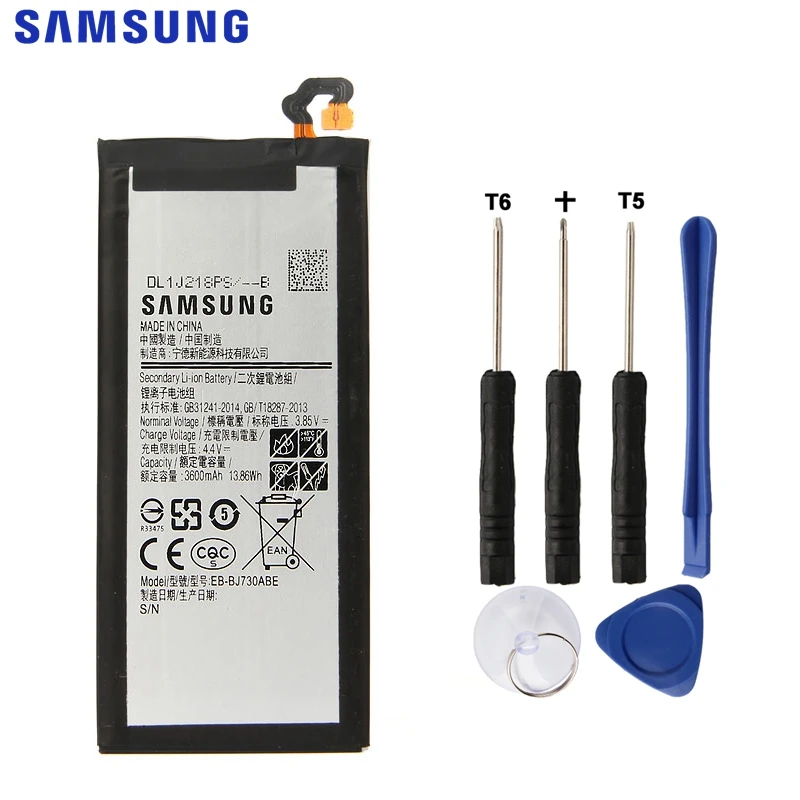 Оригинальный EB BJ730ABE Замена батарея для телефона Samsung Galaxy J7 Pro J730F J730G J730DS J730FM J730GM J730K