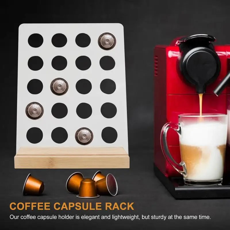 

Coffee Pod Holder Display Stand Capsule Organizer Coffee Capsule Rack for Store Office Kitchen